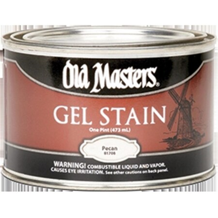 Old Masters 81708 Pecan Gel Stain Classics - 1 Pint OL327320